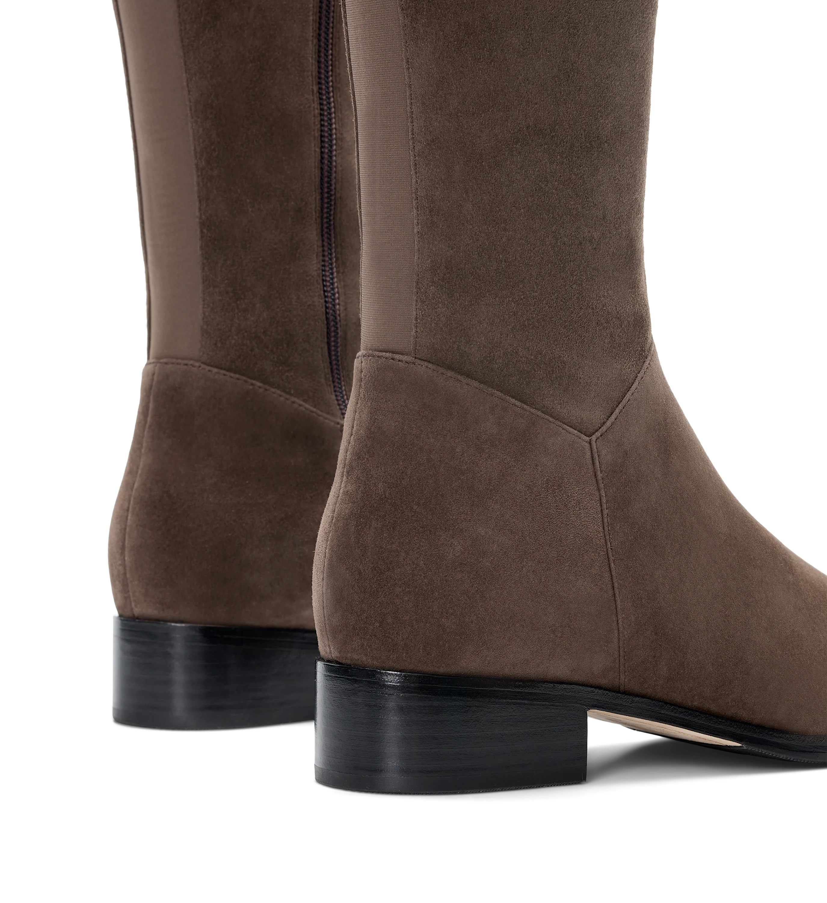 Sitta Mocha Brown Suede Knee High Boots