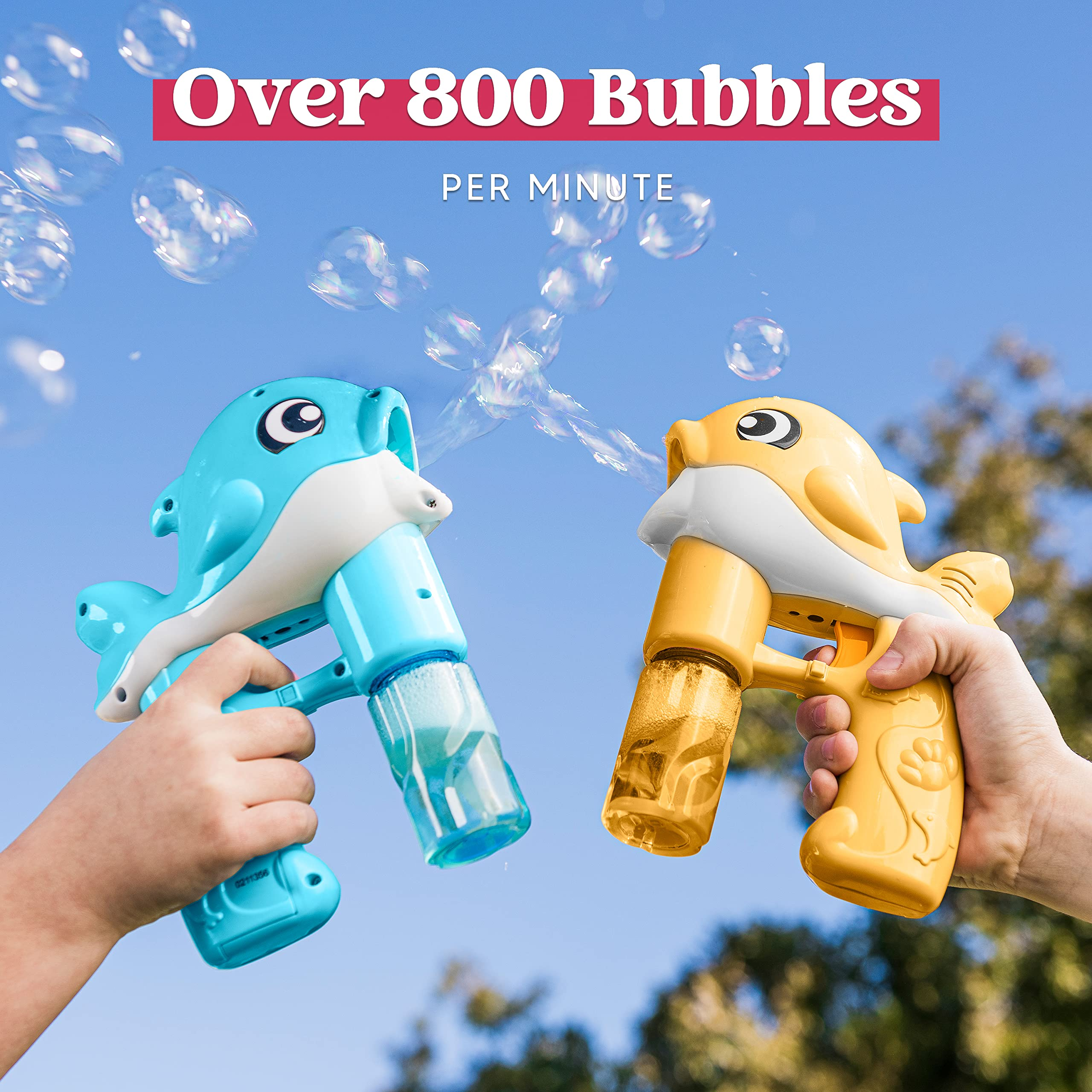 Clearance - Whale Bubble Maker, 2 Bubble Guns