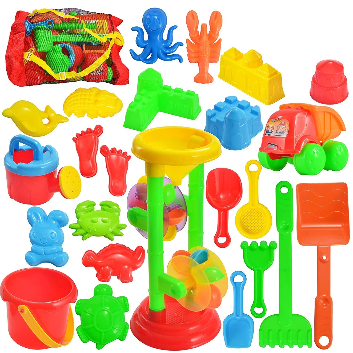 Clearance - 24 Pcs Beach Sand Toys Set