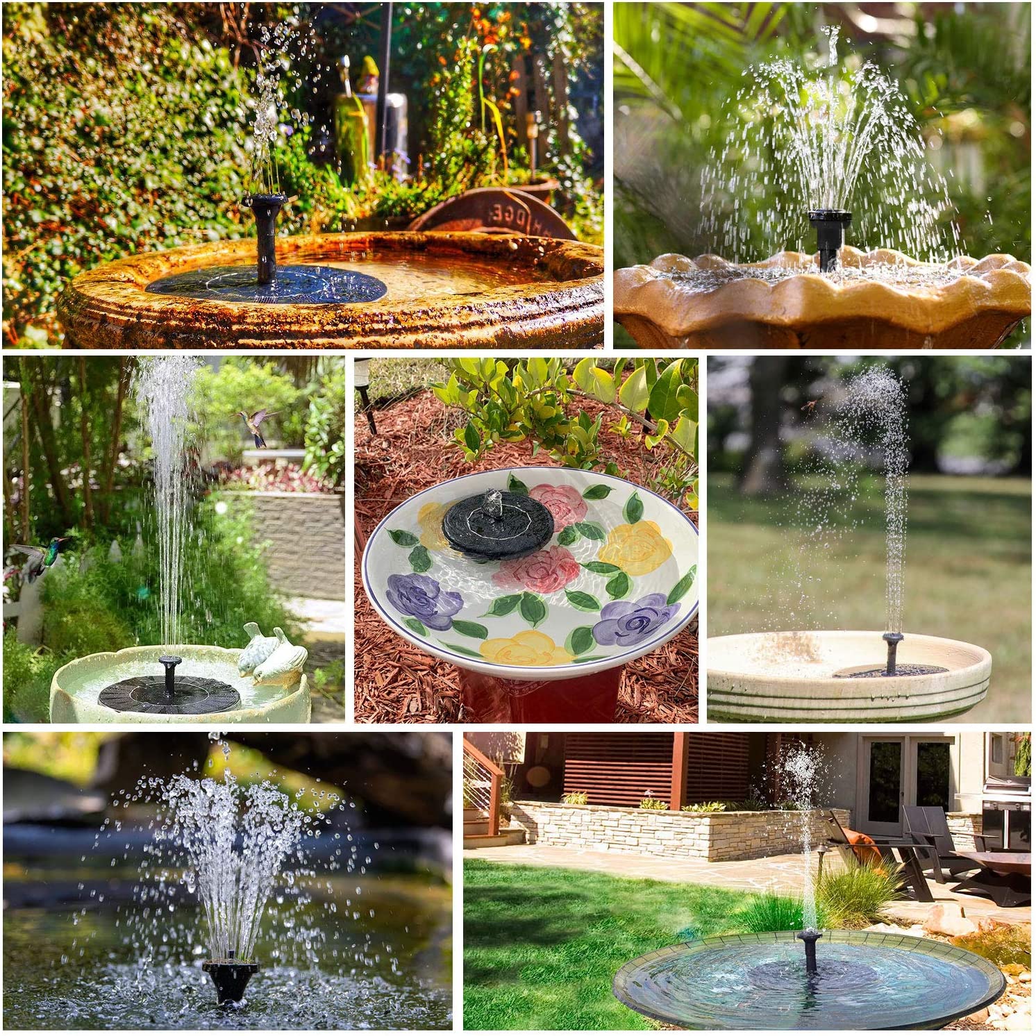 LAST DAY 60% OFFð¥Solar-Powered Bird Fountain Kit