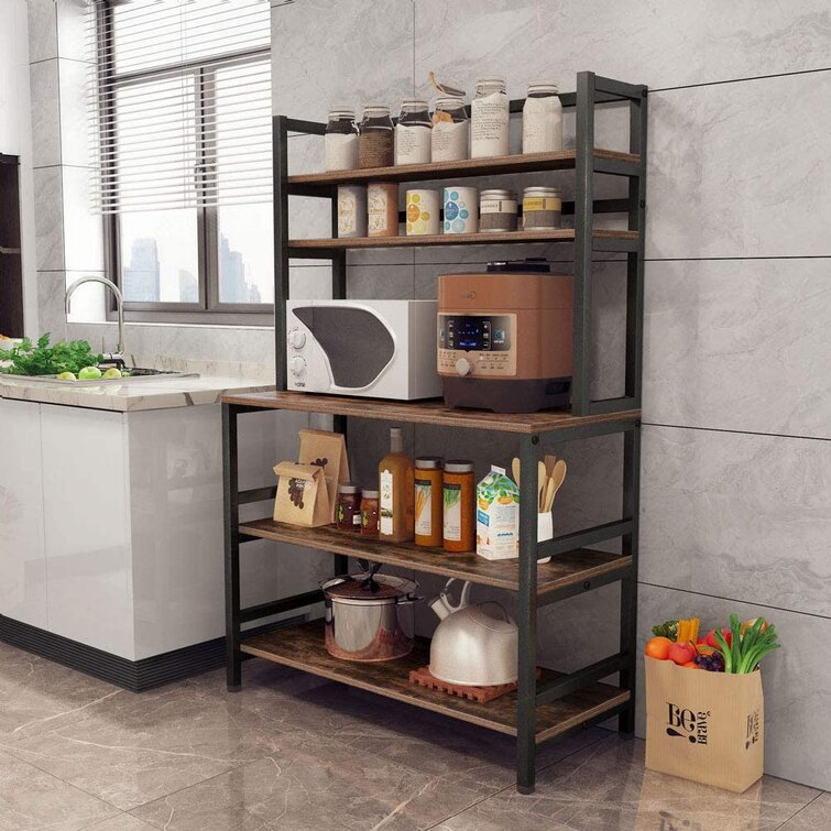 31.5'' Steel Standard Baker's Rack with Microwave Compatibility