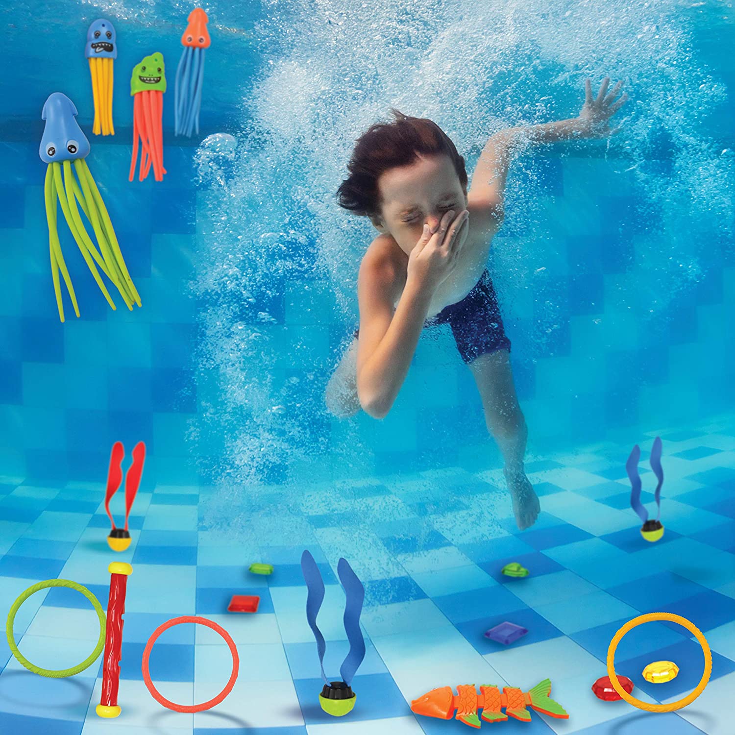 clearance sale- 30 Pcs Diving Pool Toys Jumbo Set