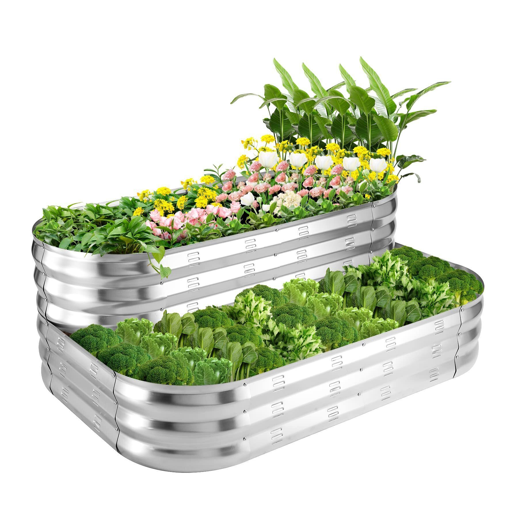 2-Tier Raised Garden Beds Kit