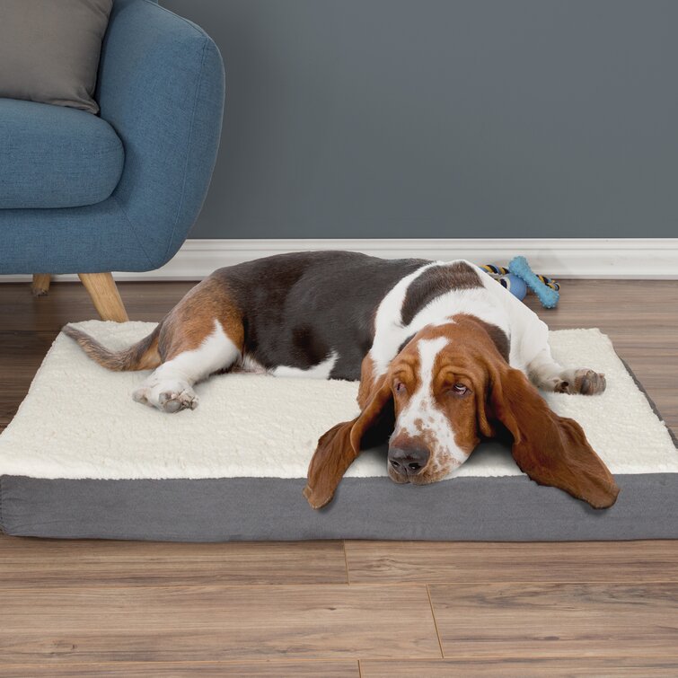 Orthopedic Sherpa Memory Foam Dog Mat