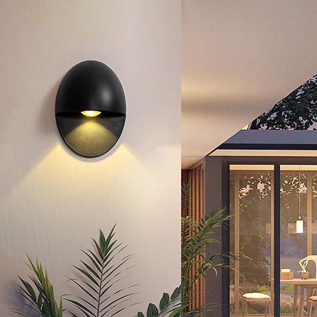 Wall lamp Outdoor Wall Light IP65 Waterproof 12V Modern Minimalist Aisle Stairs Courtyard gate Super Bright led Outdoor Wall Light Warm White