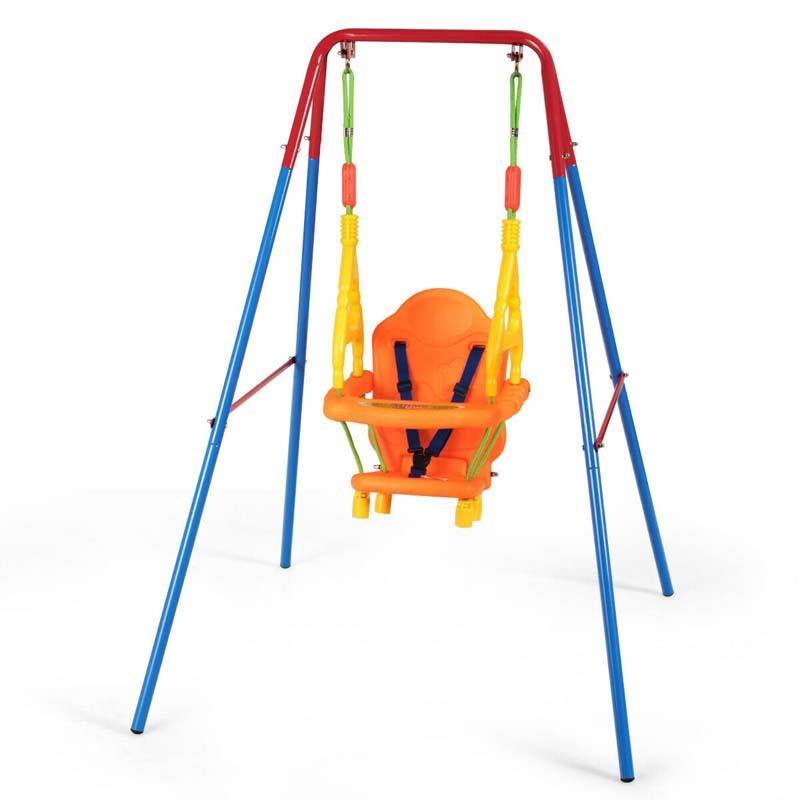 Toddler Swing Seat Set High Back Seat with Swing Set