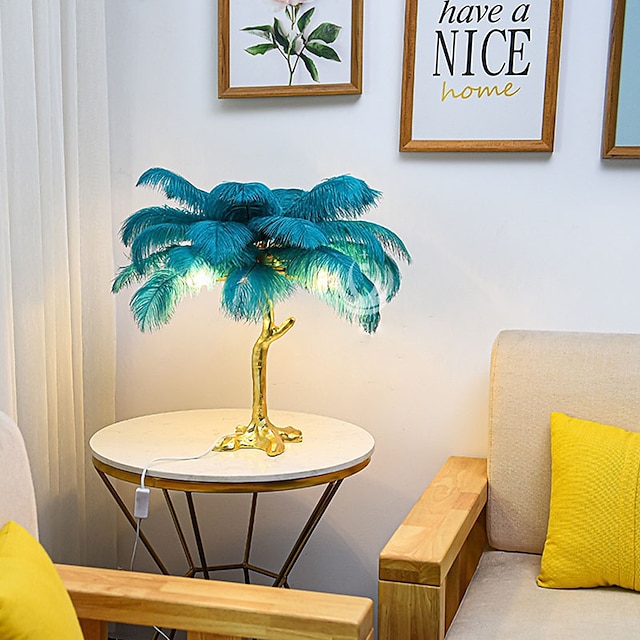 Table Lamp Modern Contemporary For Bedroom / Girls Room 110-120V / 220-240V White / Pink / Blue