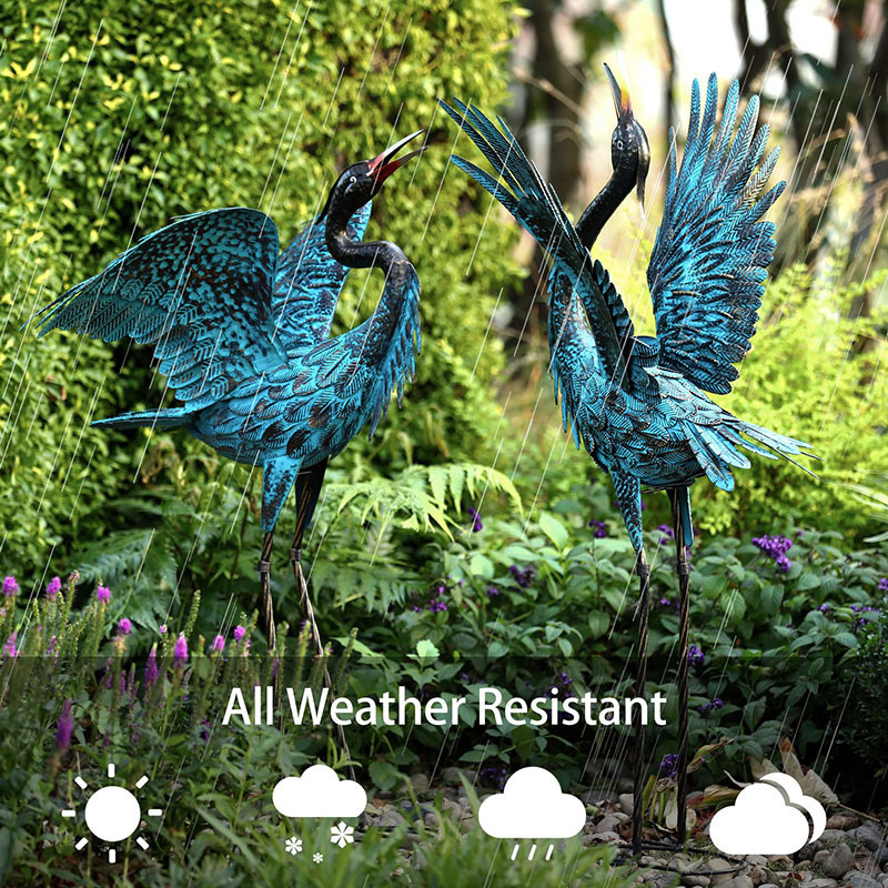 Save 75% off Garden Crane Sculptures and Statues