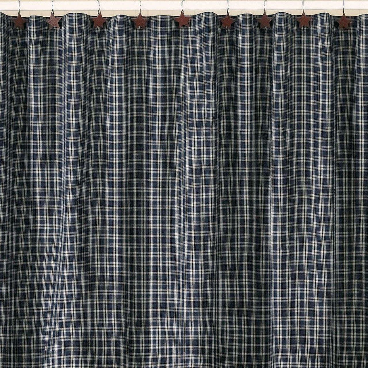 Sturbridge Navy Shower Curtain