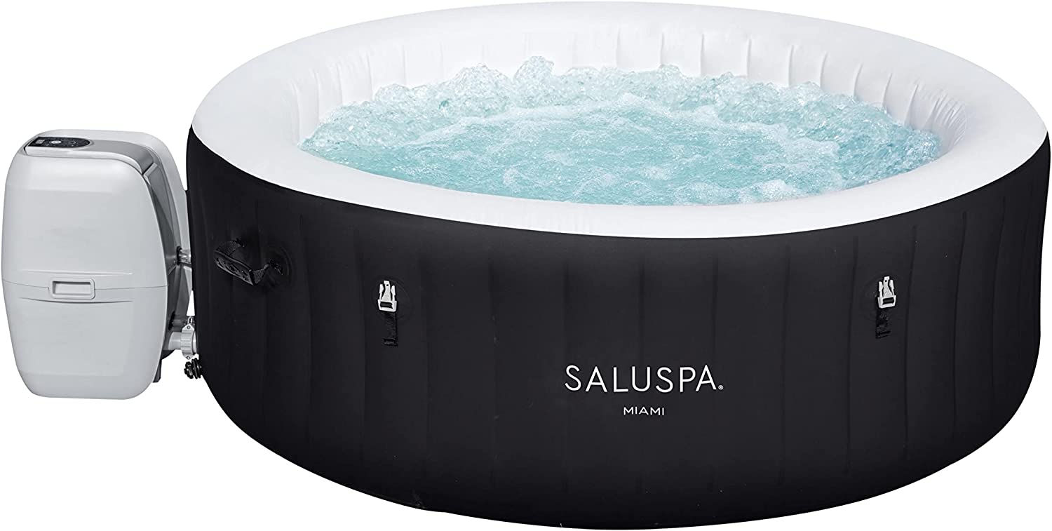 SaluSpa  Inflatable Hot Tub, 4-Person AirJet Spa