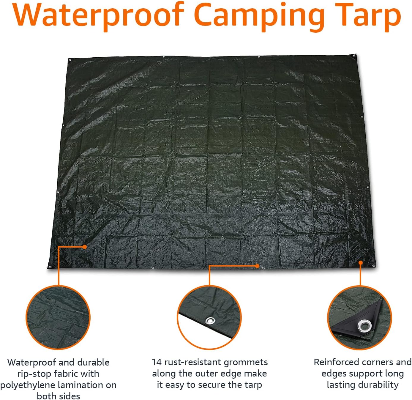 Amazon Basics Waterproof Camping Tarp