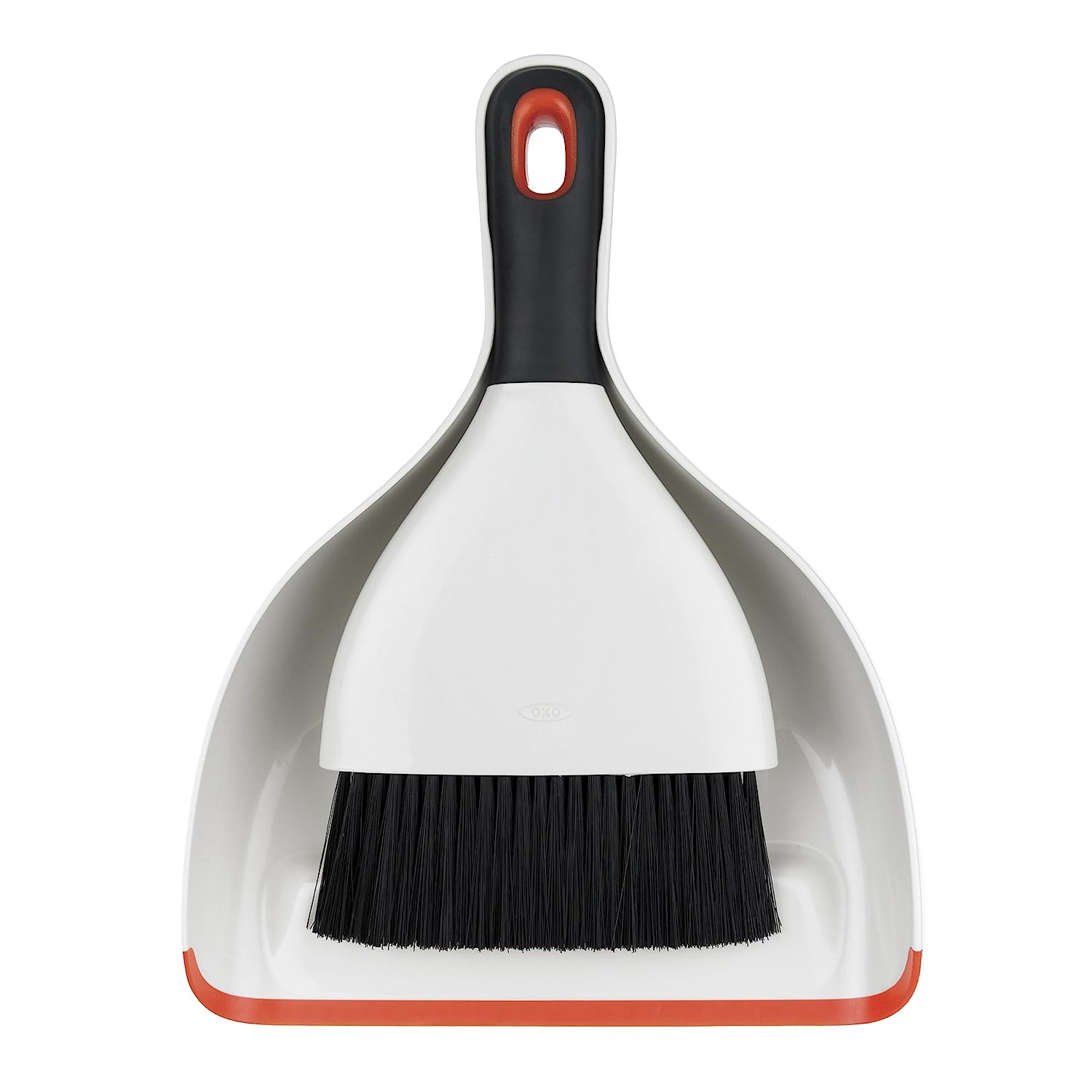 OXO Good Grips Dustpan and Brush Set, White