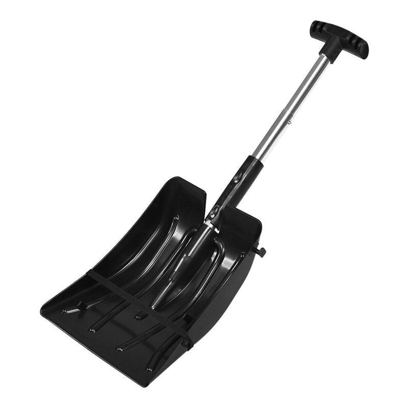 3 in 1 Snow Shovel Kit with Portable Snow Brush and Ice Scraper