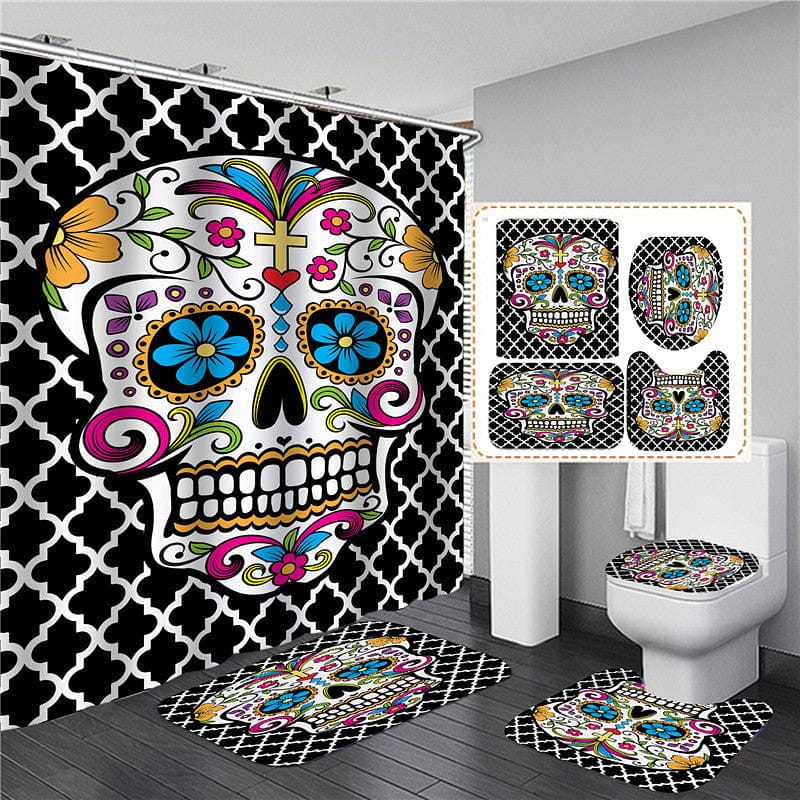 Sugar Skull Printed One, Three or Four Piece Set