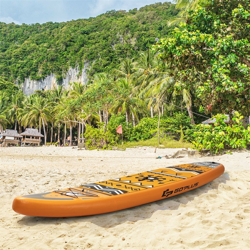 11' Inflatable Stand Up Paddle Board with Backpack Aluminum Paddle Pump