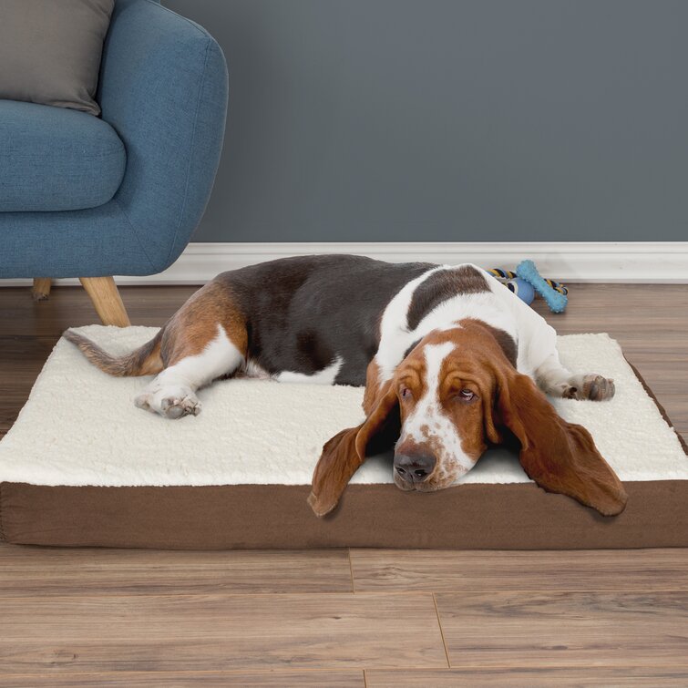 Orthopedic Sherpa Memory Foam Dog Mat