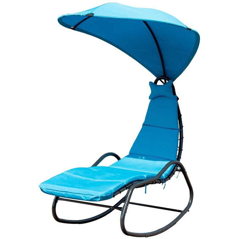 Patio Hanging Swing Chaise Lounge Rocking Chair