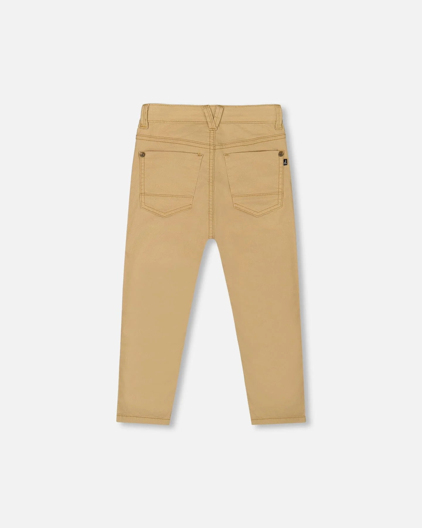 Stretch Twill Pants Light Golden Beige
