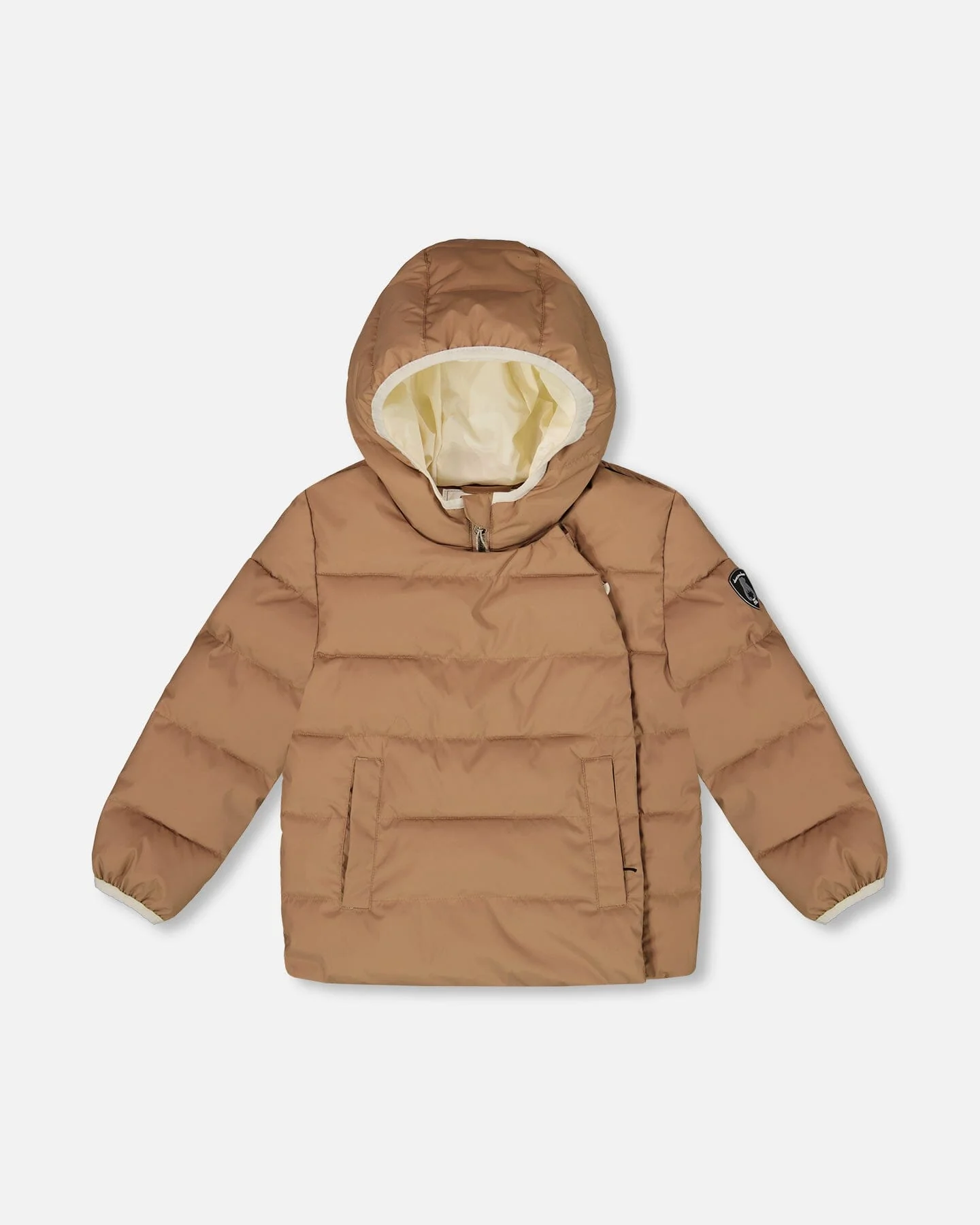 Compressible Winter Puffy Coat Designed For Car Seat Chanterelle