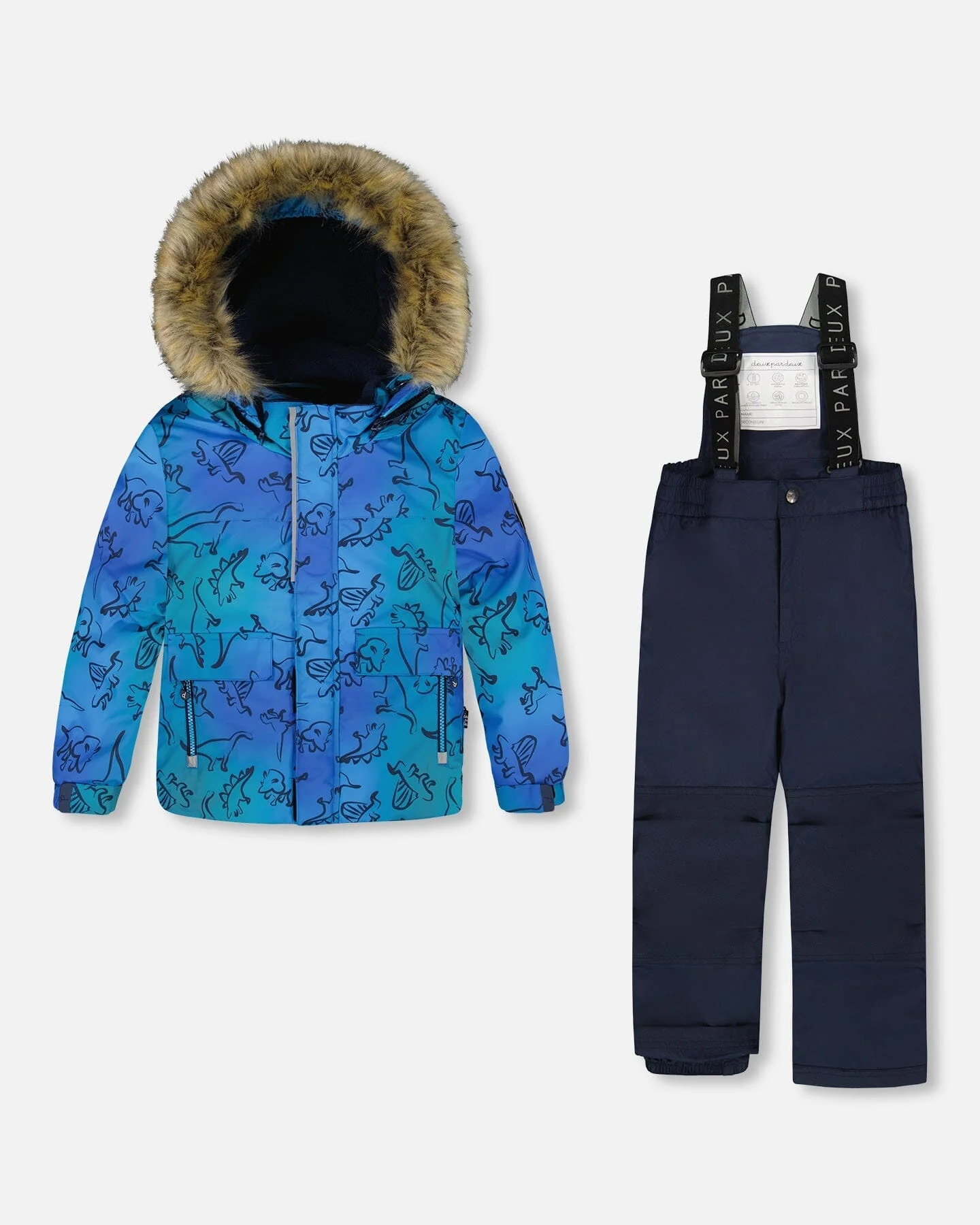 Two-Piece Discover Snowsuit Navy Blue