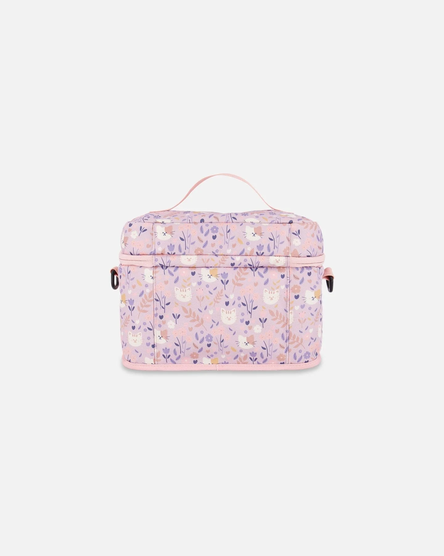 Lunch Box Lilac Cat Print