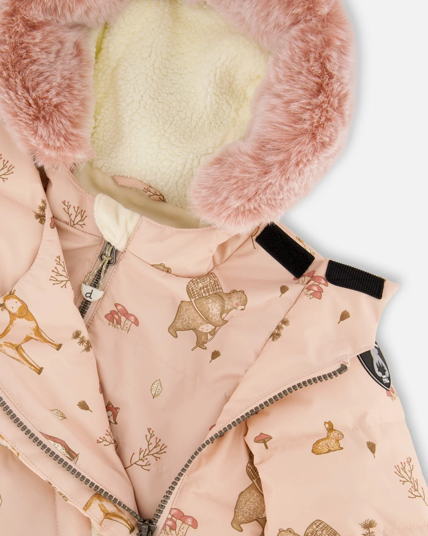 Two-Piece Baby Snug Snowsuit Dusty Pink