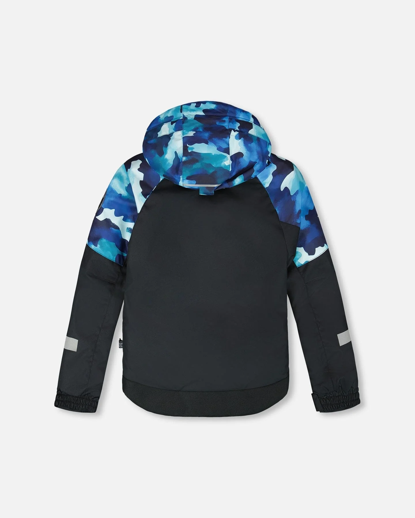 Two-Piece Play Snowsuit Teal Blue Camouflage