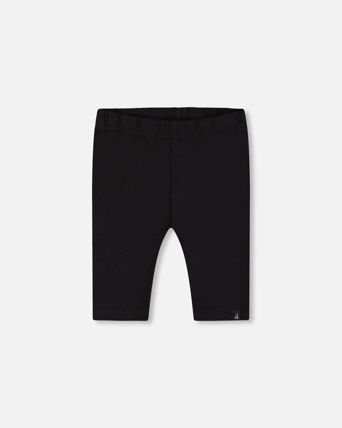 Organic Cotton Biker Short Legging Black