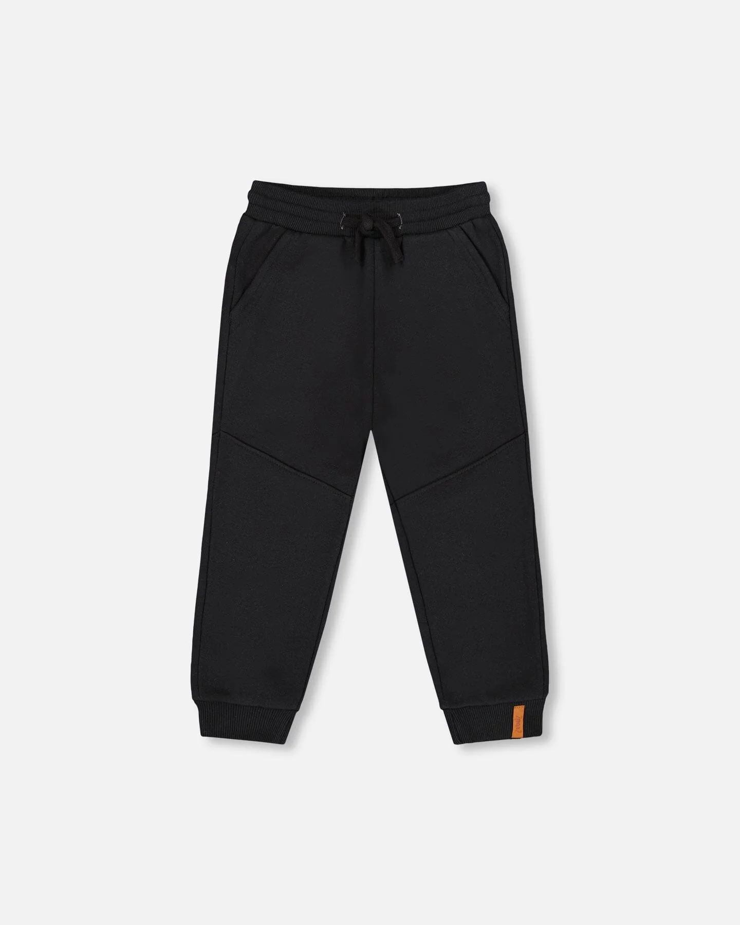 Fleece Sweatpants With Pockets Black