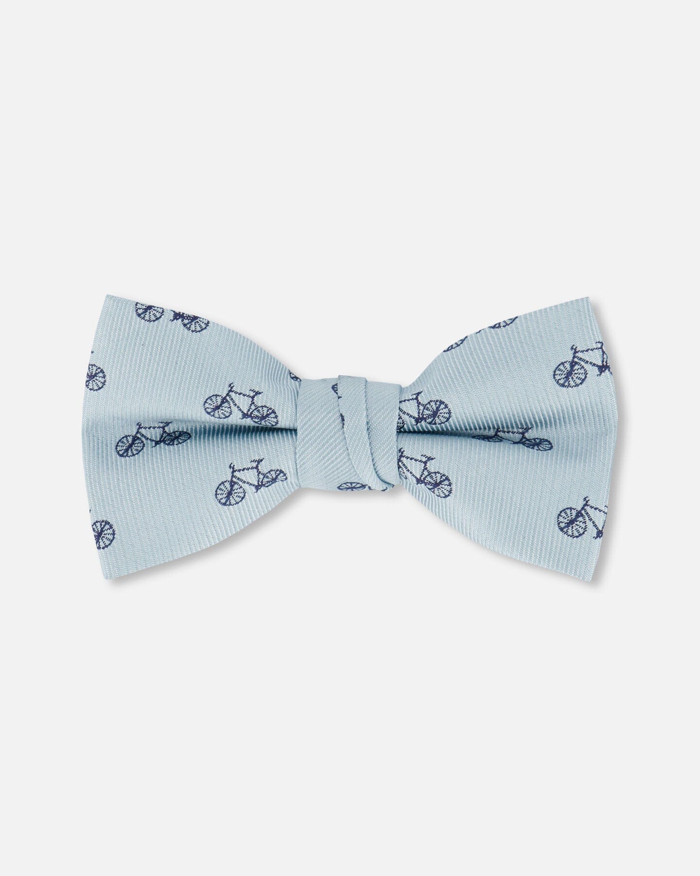 Bow Tie Pale Blue With Bicycle
