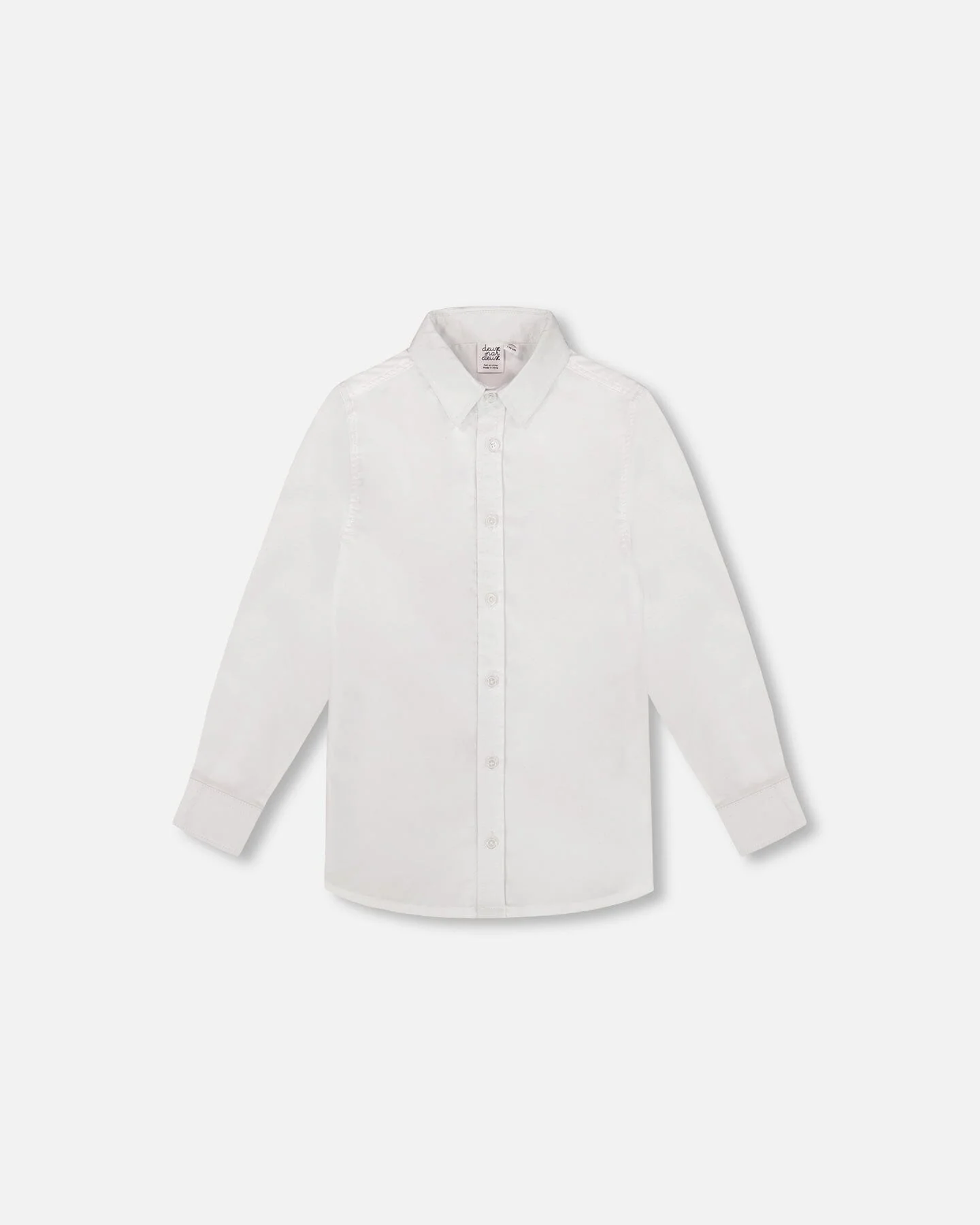Long Sleeve Button Down Shirt White