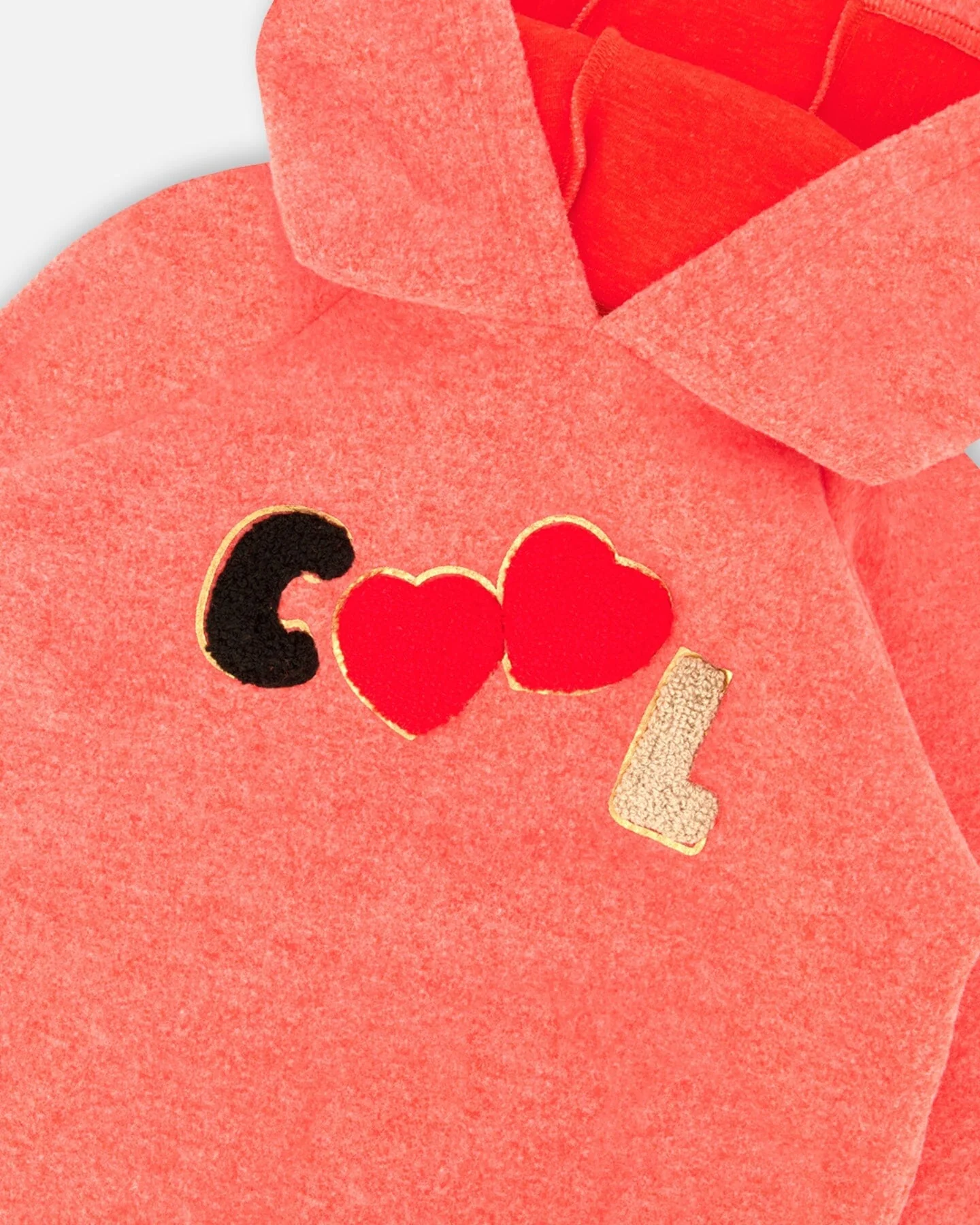 Ultra Soft Hooded Tunic Coral