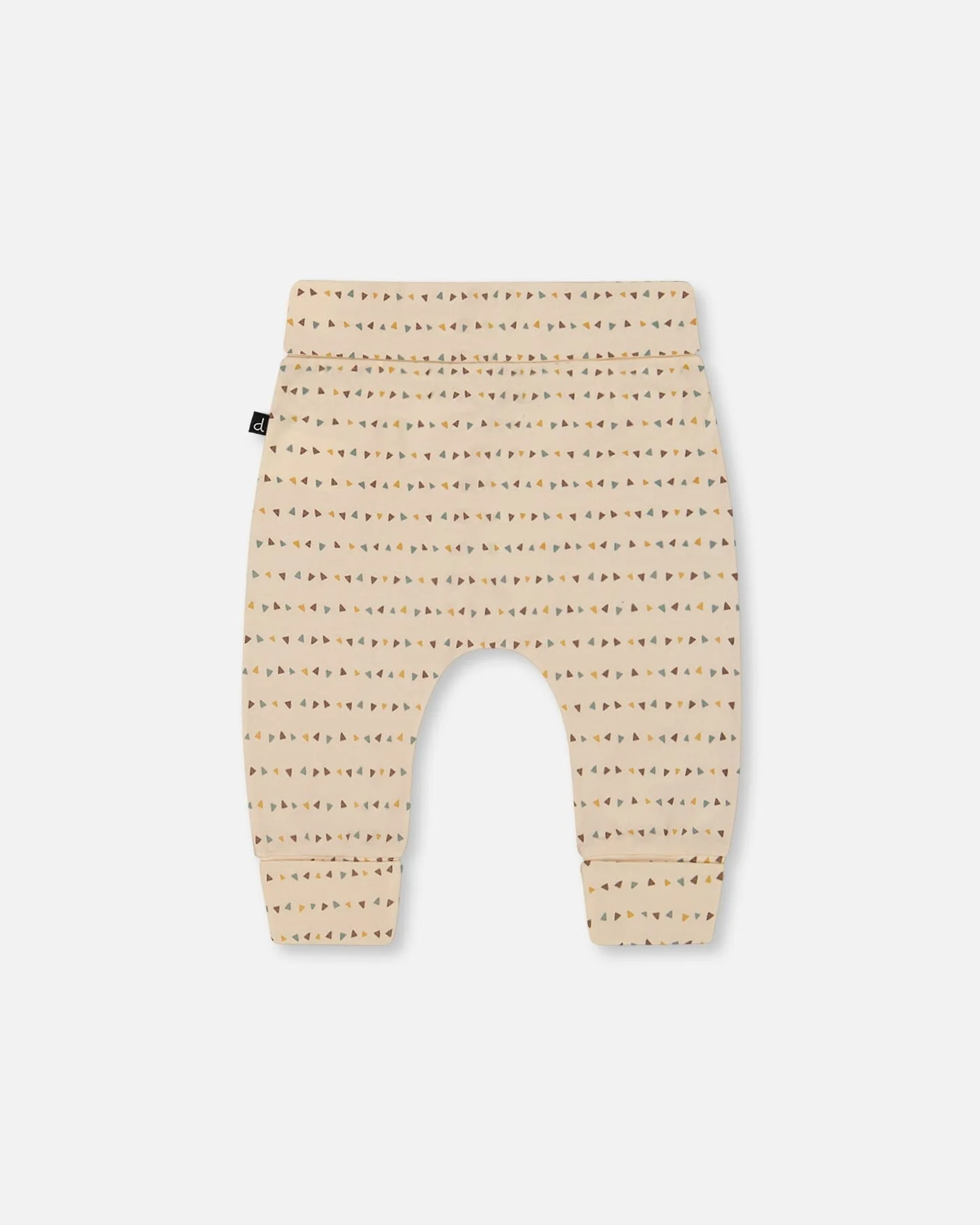 Printed Organic Cotton Evolutive Pant Off-White