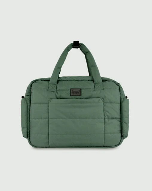 Diaper Bag With Changing Mat Dark Gray Green
