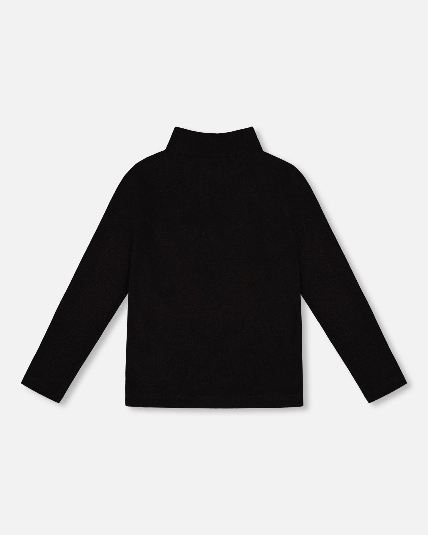 Super Soft Ribbed Mock Neck Top Black