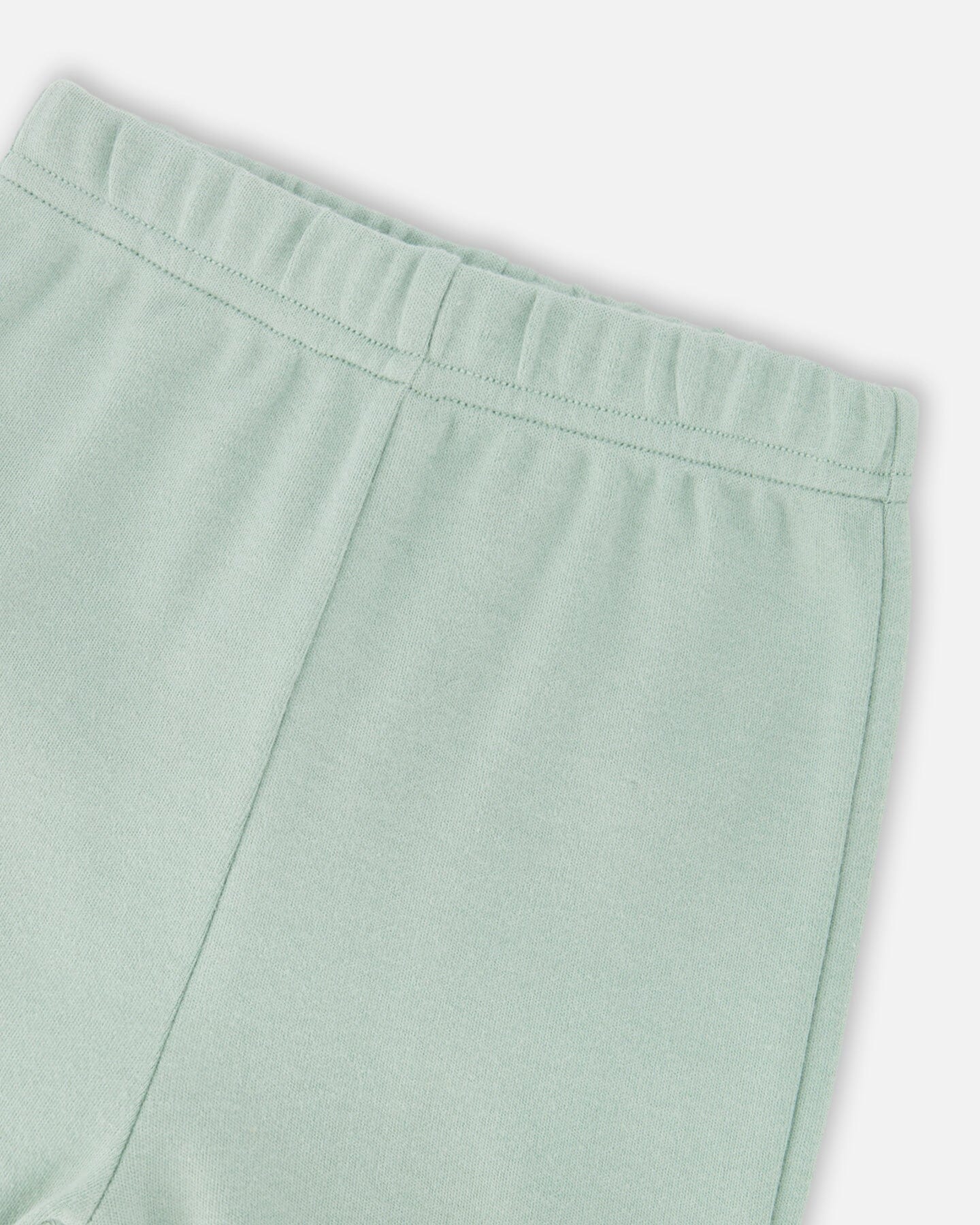 Organic Cotton Evolutive Pant And Long Sleeve Top Set Jade Green