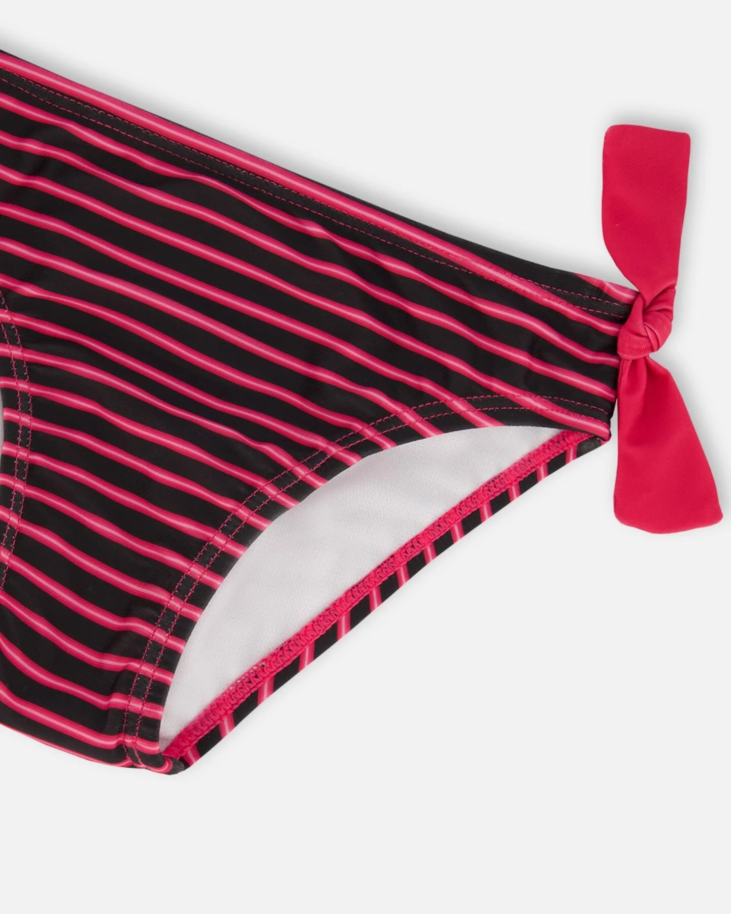 Printed Two-Piece Swimsuit Black And Blue And Pink Items