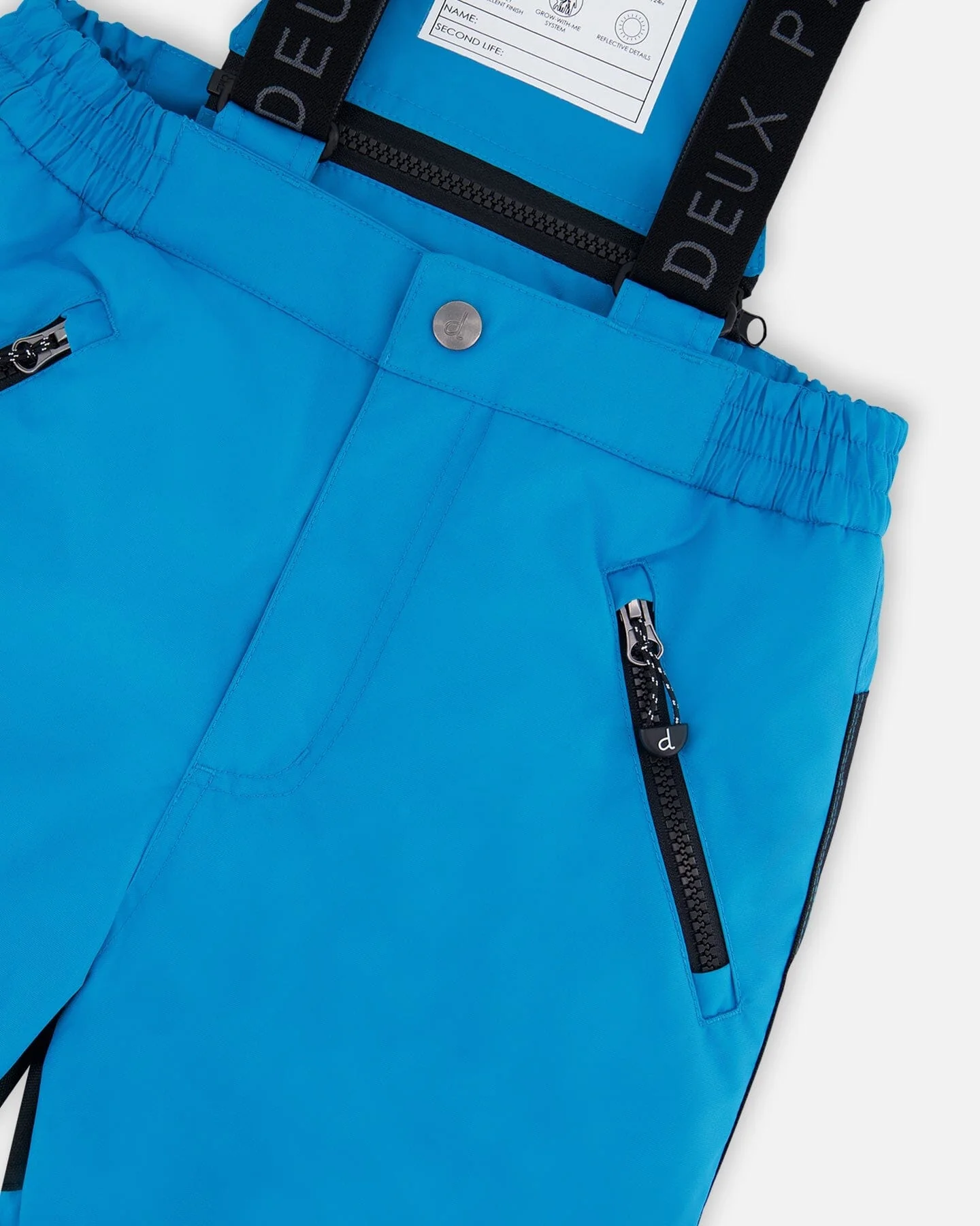 Two-Piece Play Snowsuit With Printed Jacket Blue