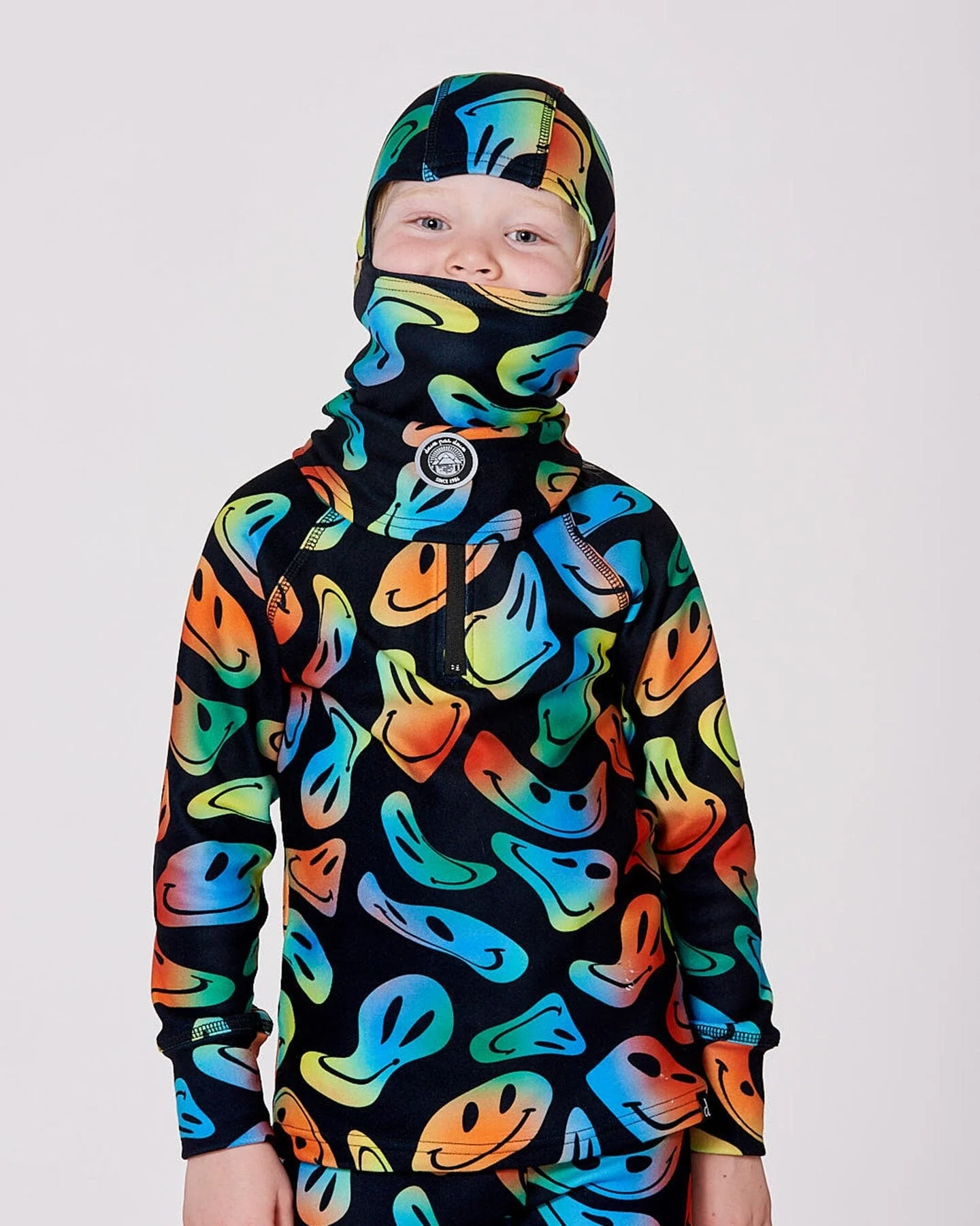 Brushed Jersey Balaclava Smiley Face Boy