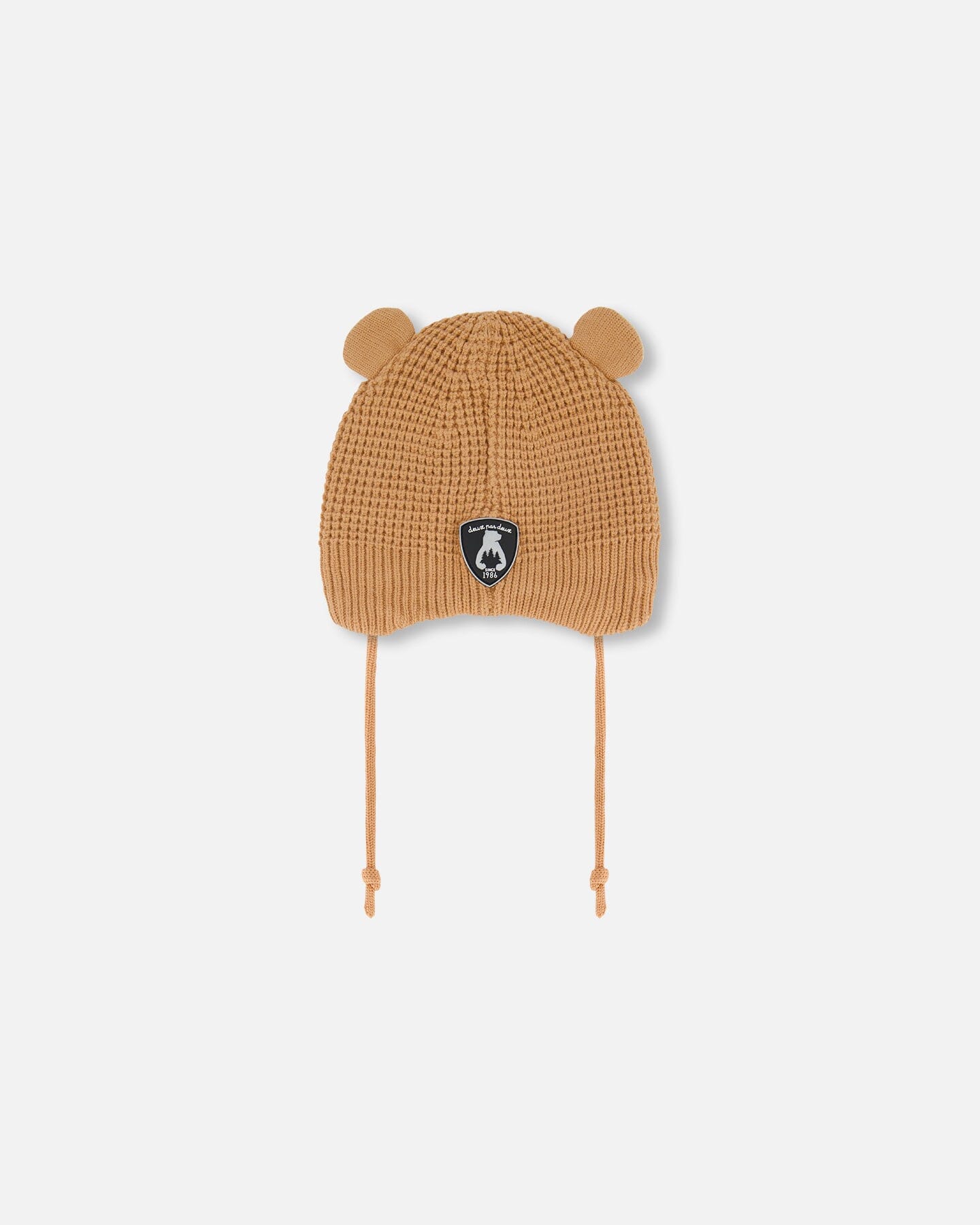 Peruvian Knit Hat Gold Brown