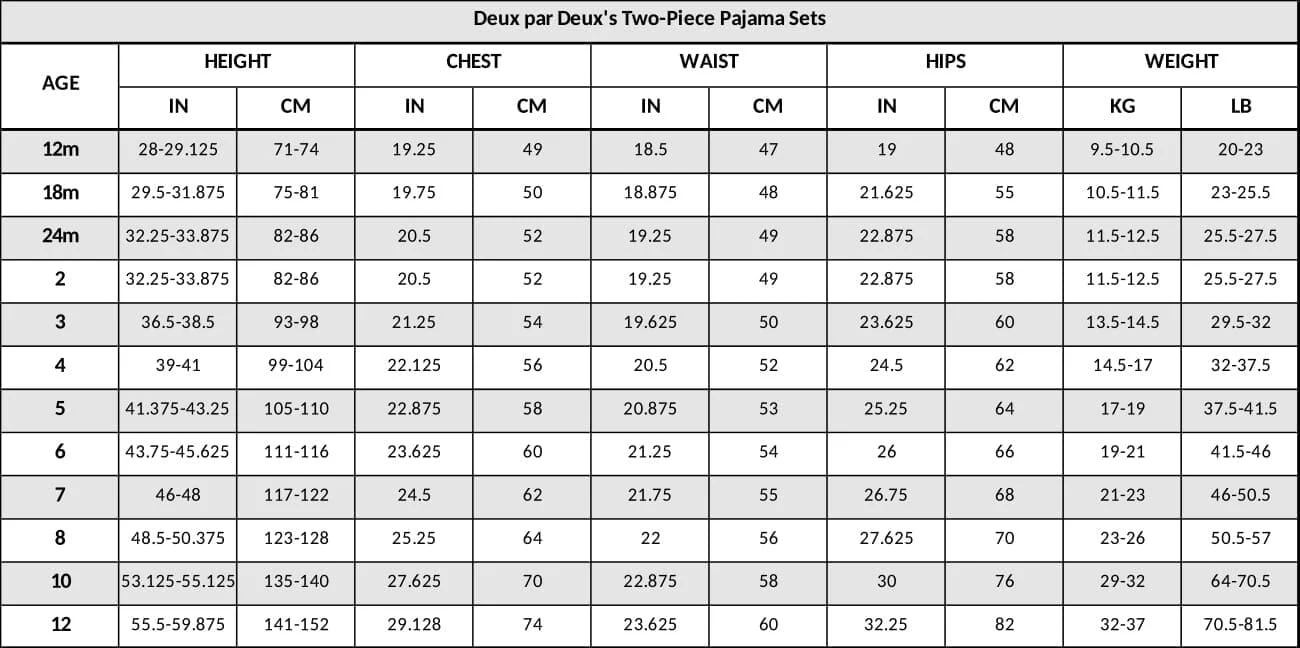 Organic Cotton Two-Piece Pajamas Rainbow Heart Print