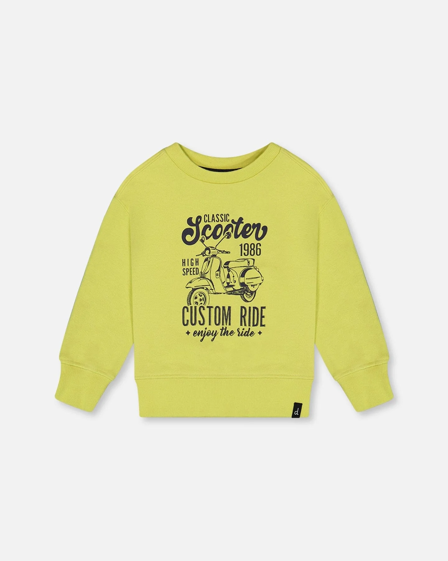 Pullover Graphic Sweatshirt Lime Green