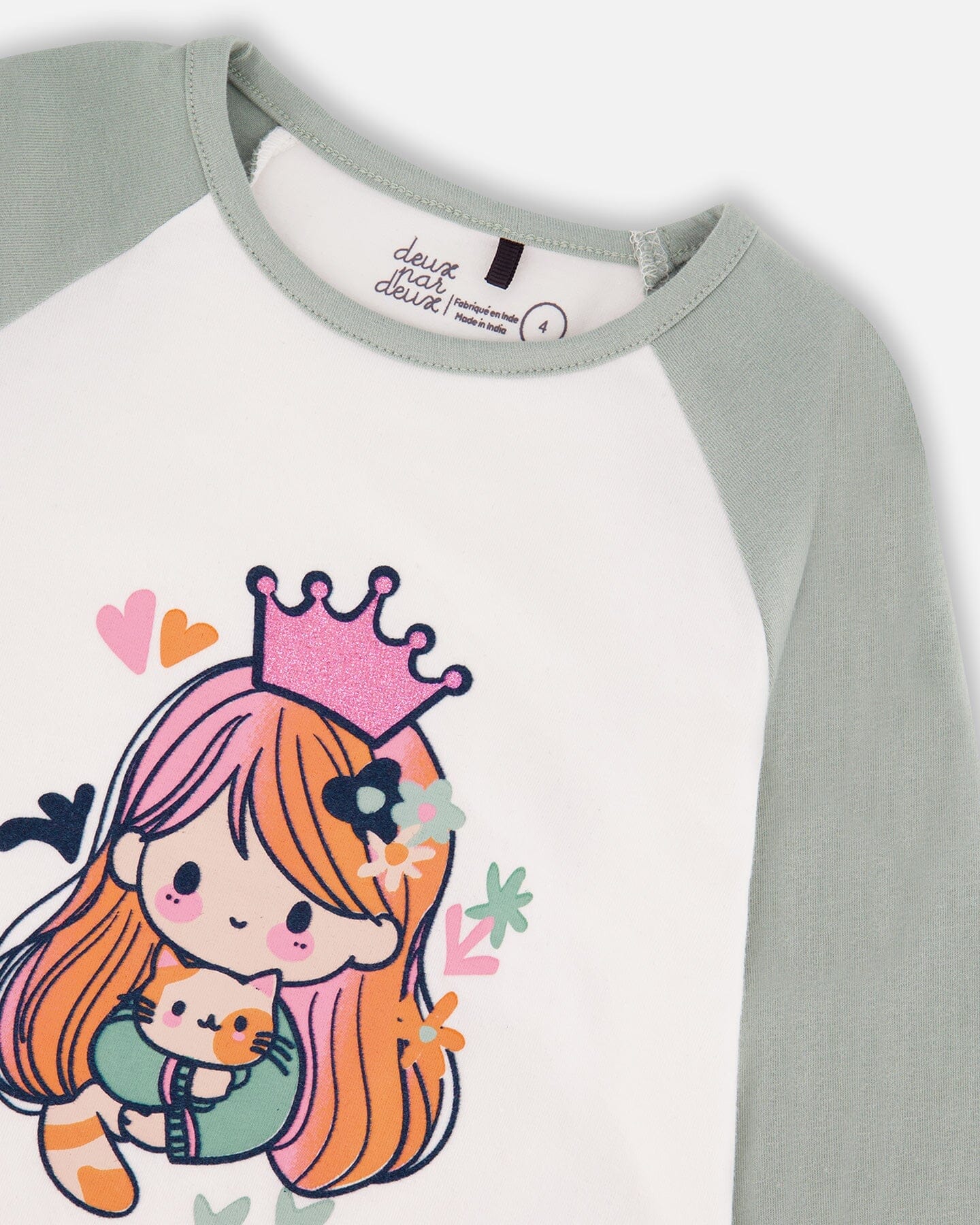 Jersey Raglan Sleeve Tee Off-White