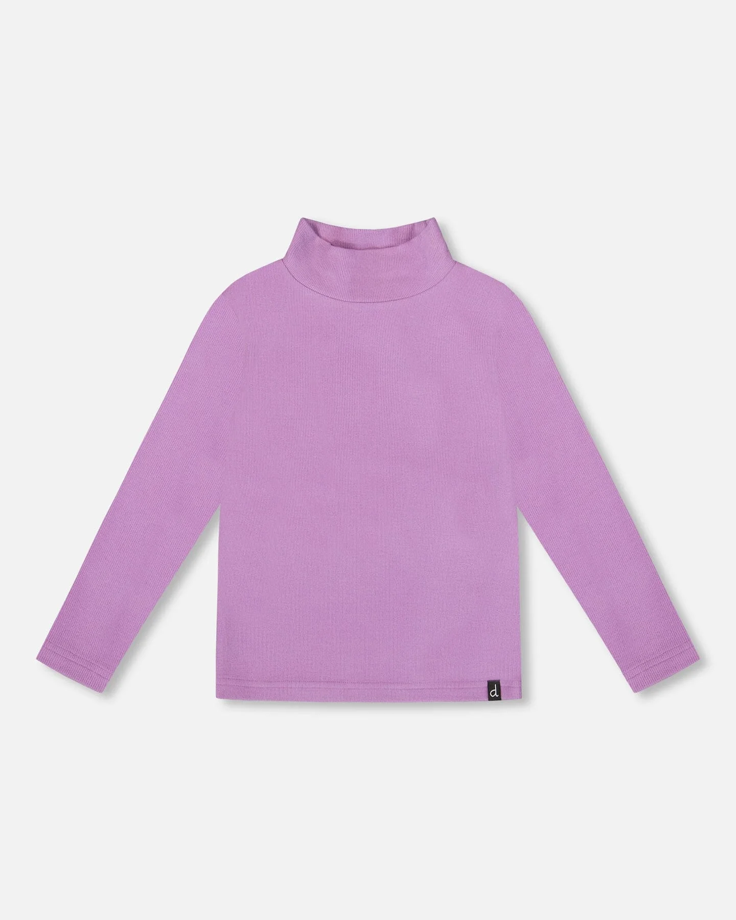 Super Soft Ribbed Mock Neck Top Lavender