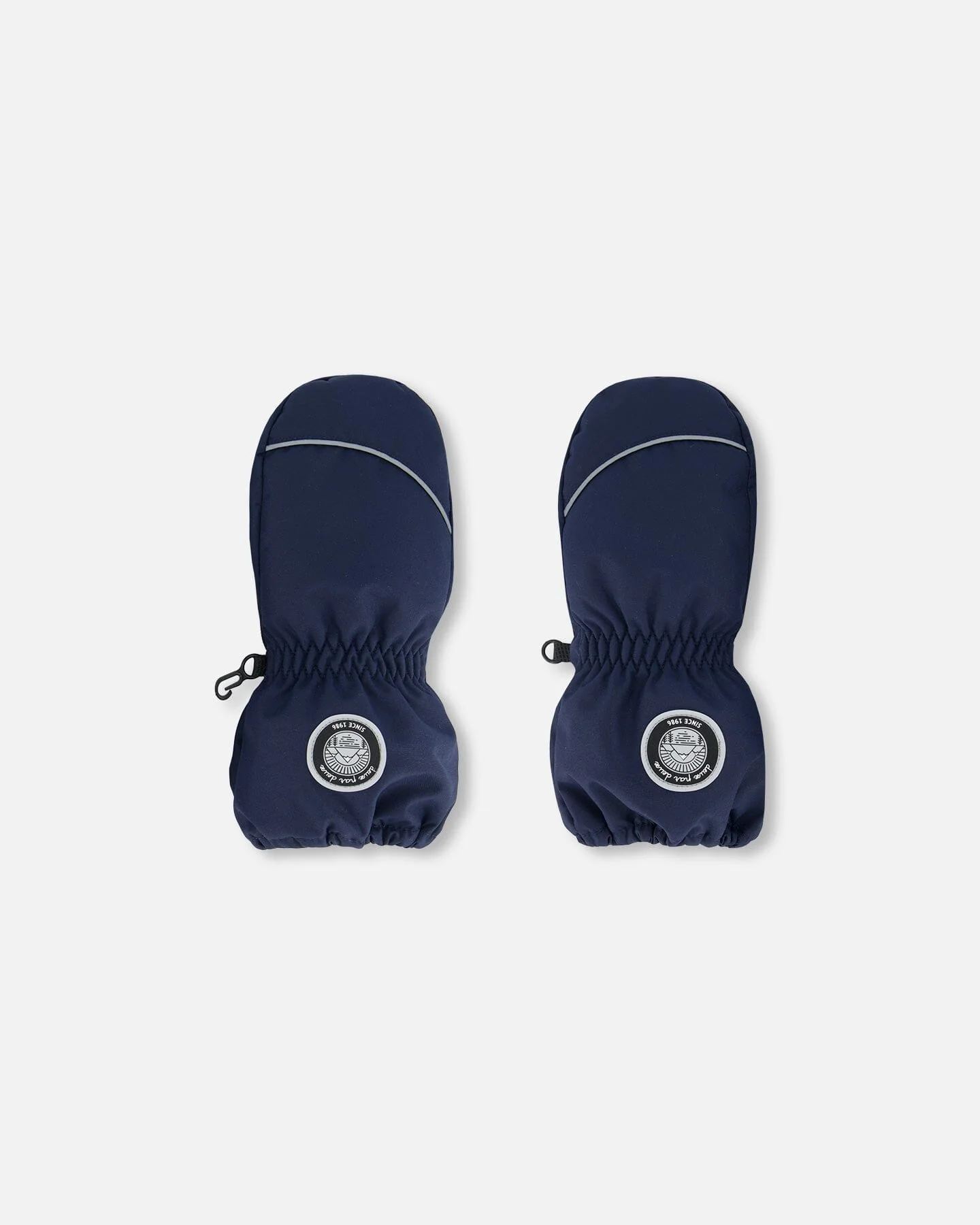 Solid Mittens Navy
