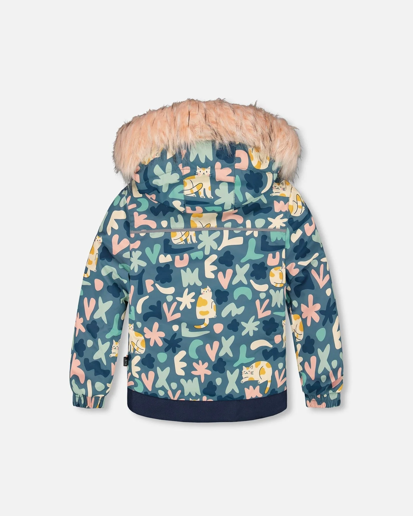 Two-Piece Discover Snowsuit With Printed Jacket Dusty Pink