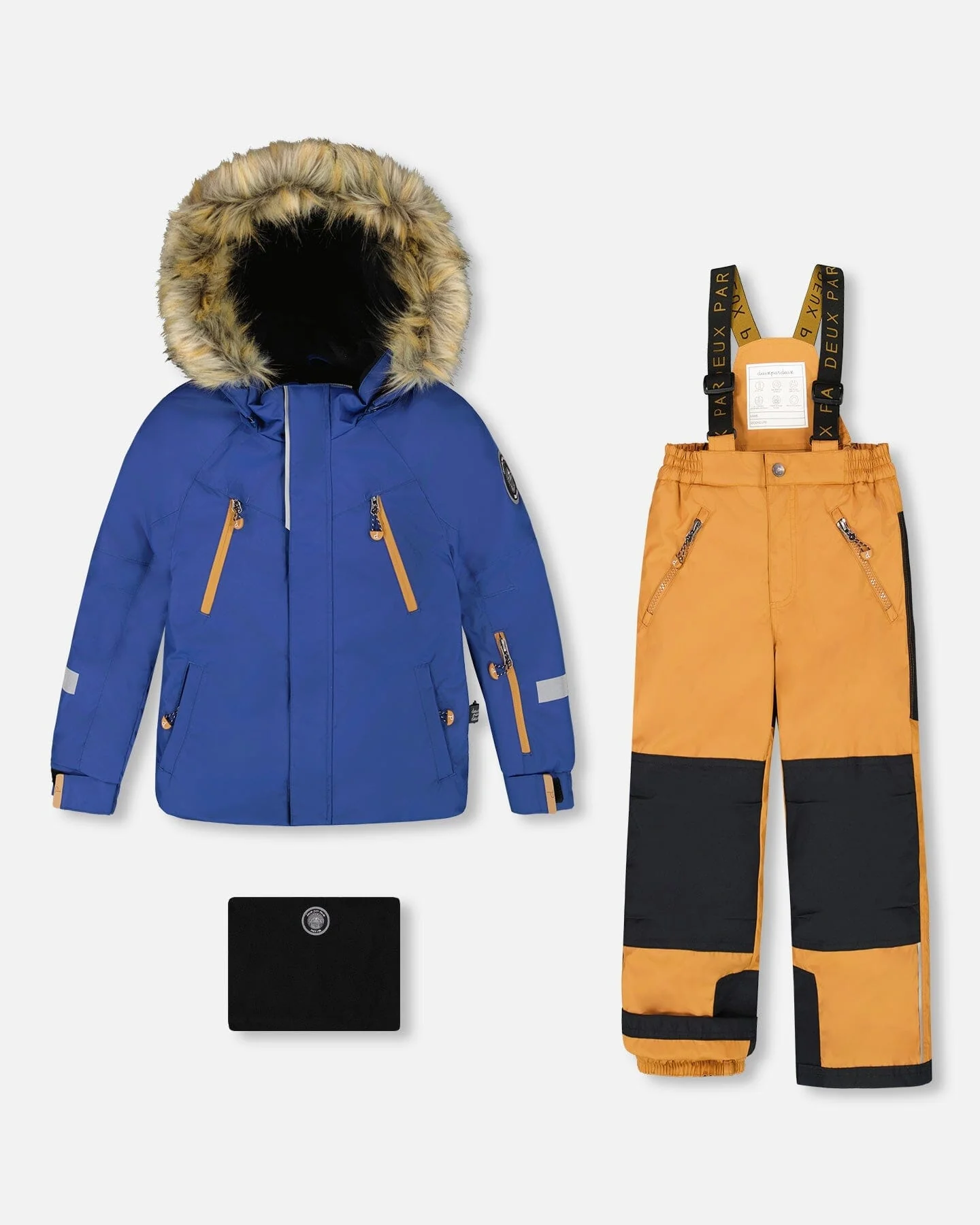 Two-Piece Play Snowsuit Navy And Brown