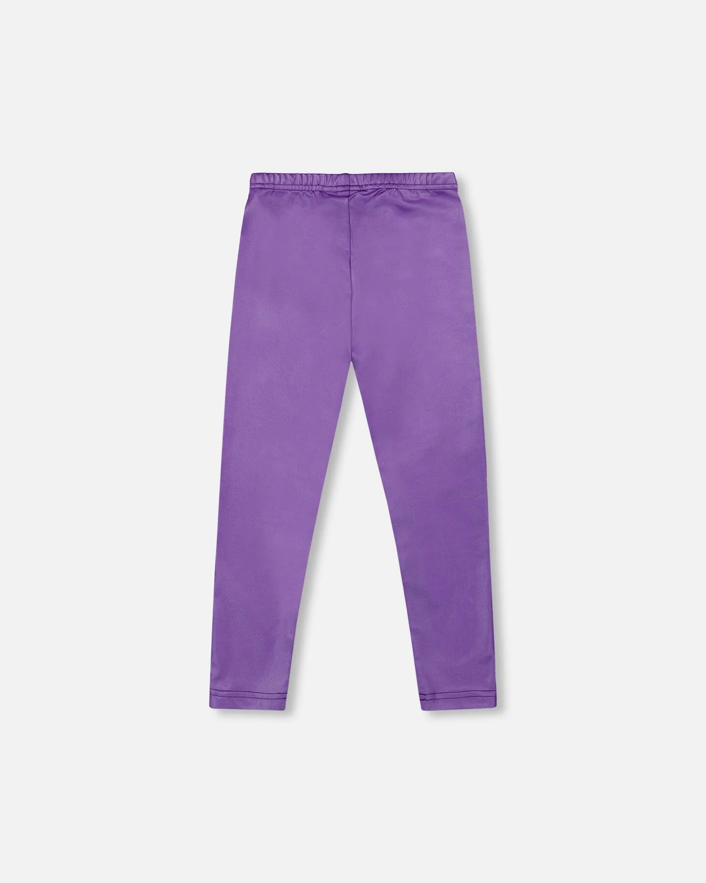 Shiny Stretch Leggings Purple