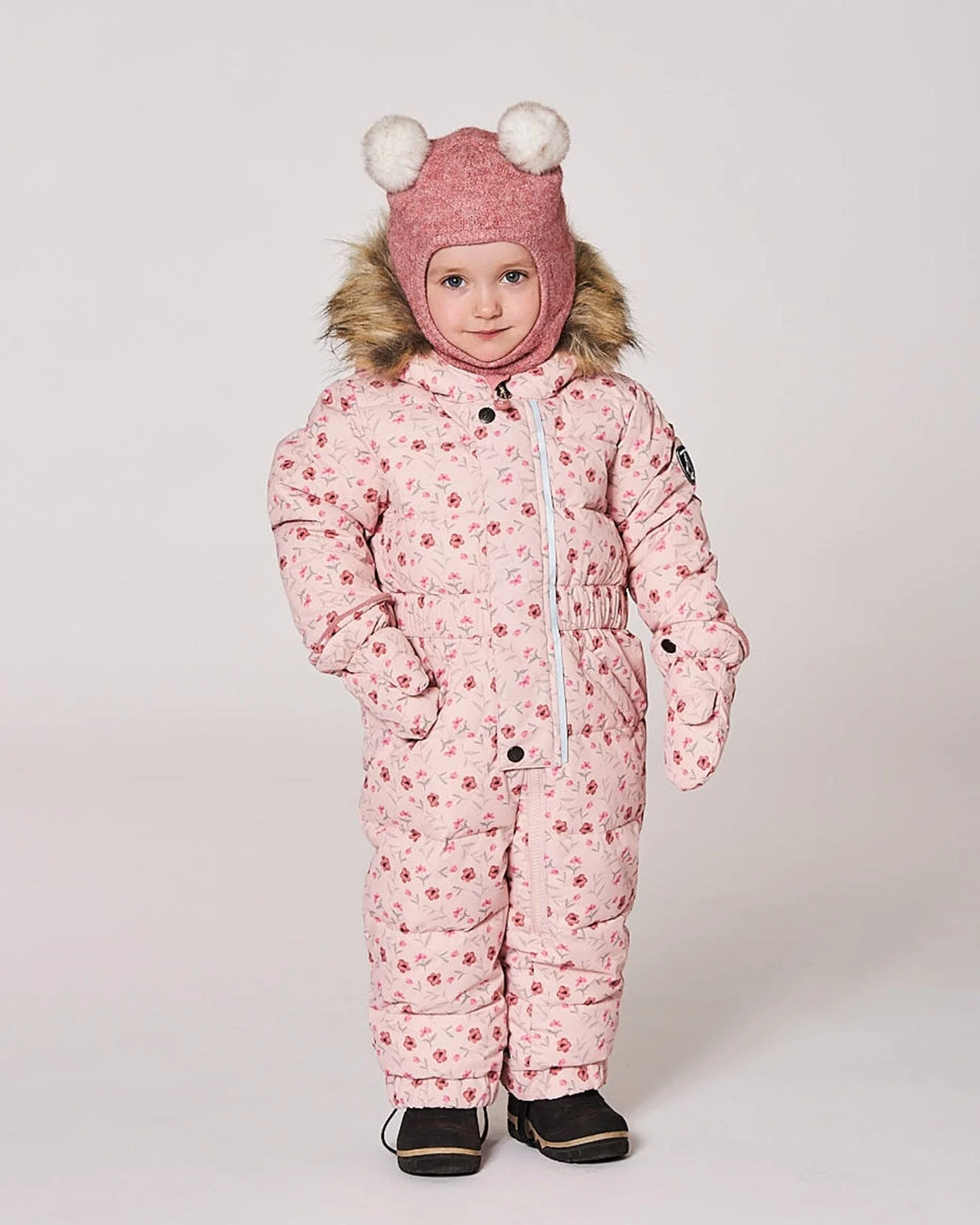 Knit Balaclava Dusty Pink