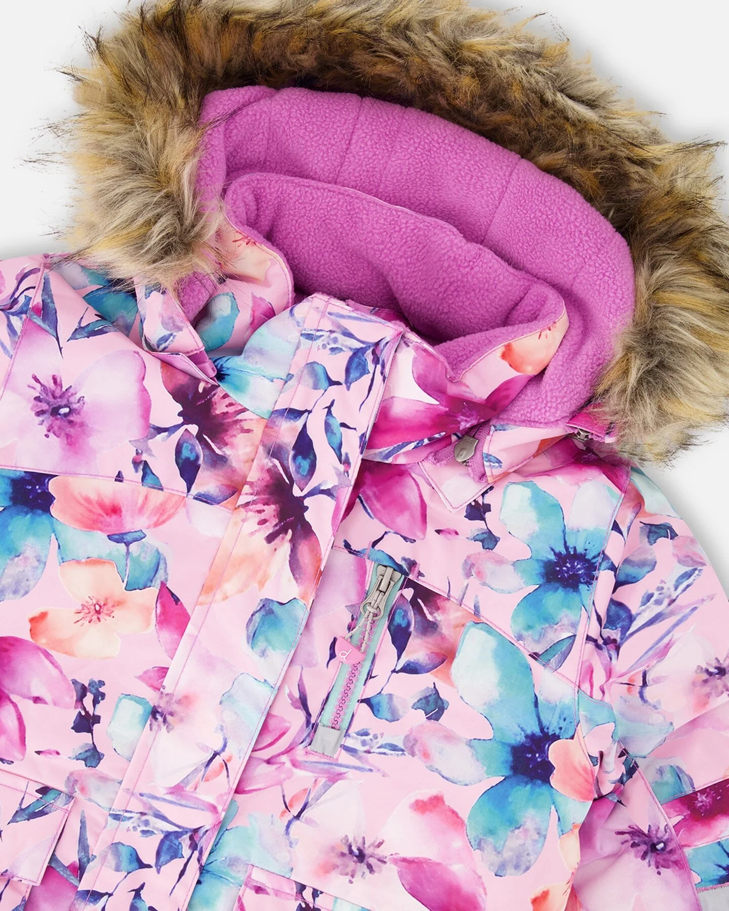 Two-Piece Play Snowsuit Turquoise Blue